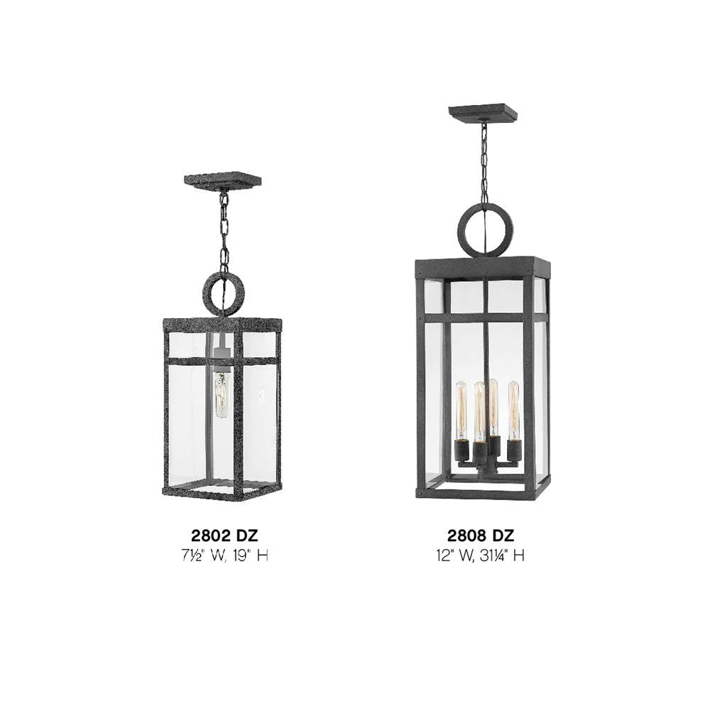 Hinkley Lighting 2808DZ Aged Zinc Large Single Tier Image 3