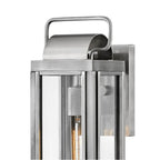 Hinkley Lighting 2840AL-LL Antique Brushed Aluminum Small Wall Mount Lantern Image 3
