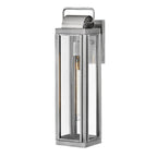 Hinkley Lighting 2845AL Antique Brushed Aluminum Large Wall Mount Lantern Image 1