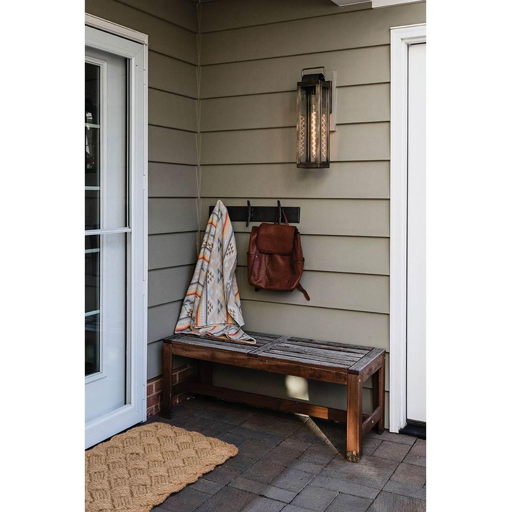 Hinkley Lighting 2845BU-LL Burnished Bronze Large Wall Mount Lantern Image 3