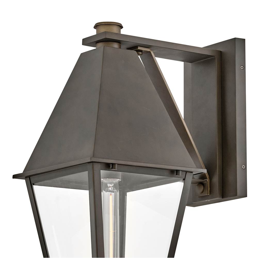 Hinkley Lighting 28869BLB Blackened Brass Medium Wall Mount Lantern Image 5