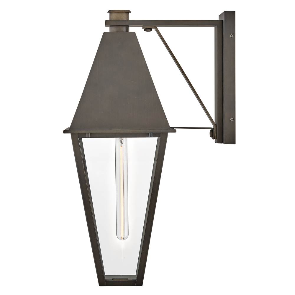 Hinkley Lighting 28869BLB Blackened Brass Medium Wall Mount Lantern Image 3