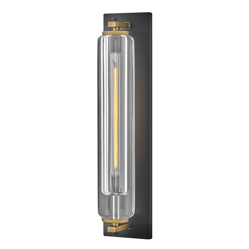 Hinkley Lighting 28925BK-LL Black Large Wall Mount Lantern Image 1