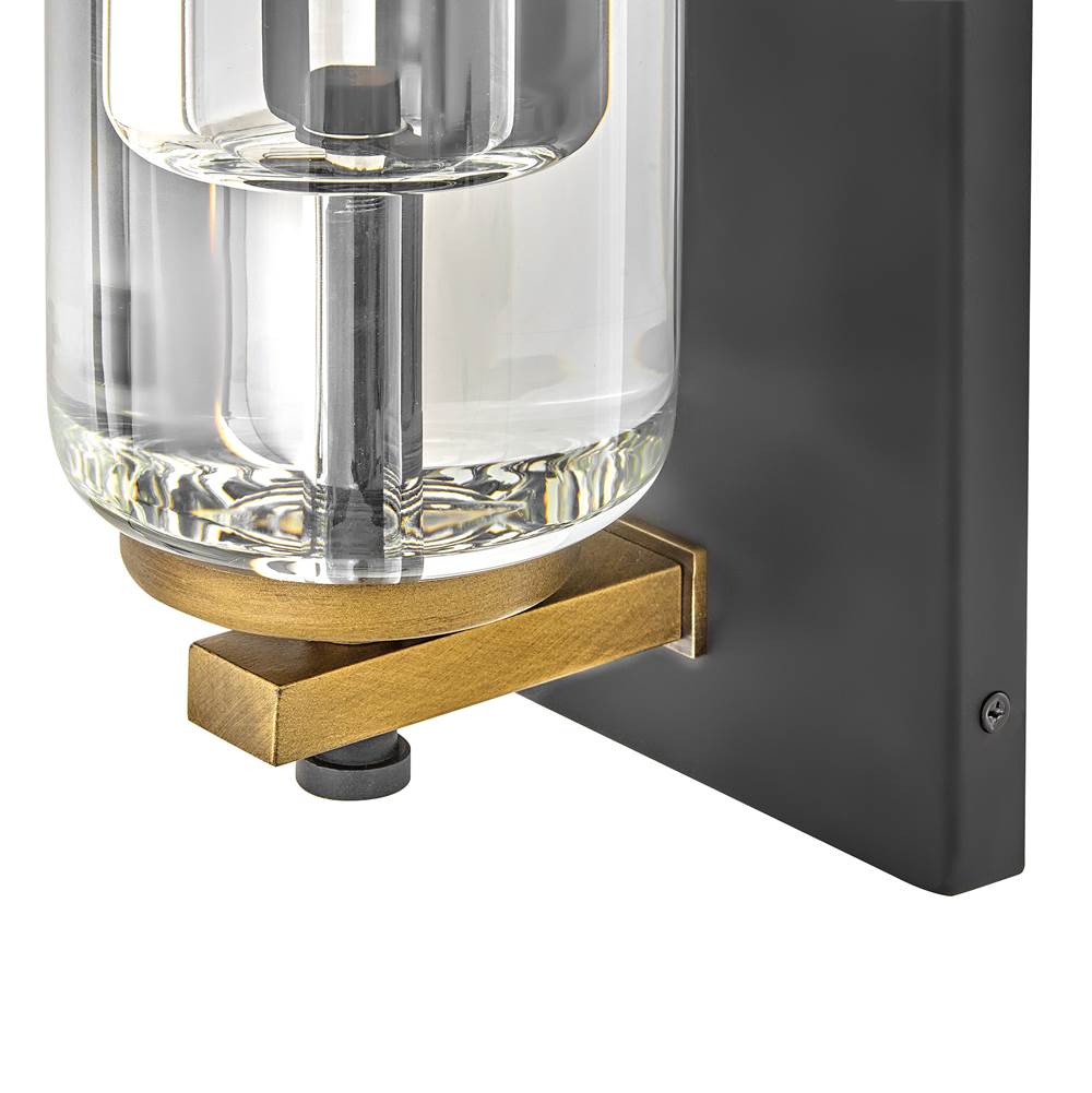 Hinkley Lighting 28925BK-LL Black Large Wall Mount Lantern Image 5