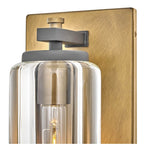 Hinkley Lighting 28925HB-LL Heritage Brass Large Wall Mount Lantern Image 6