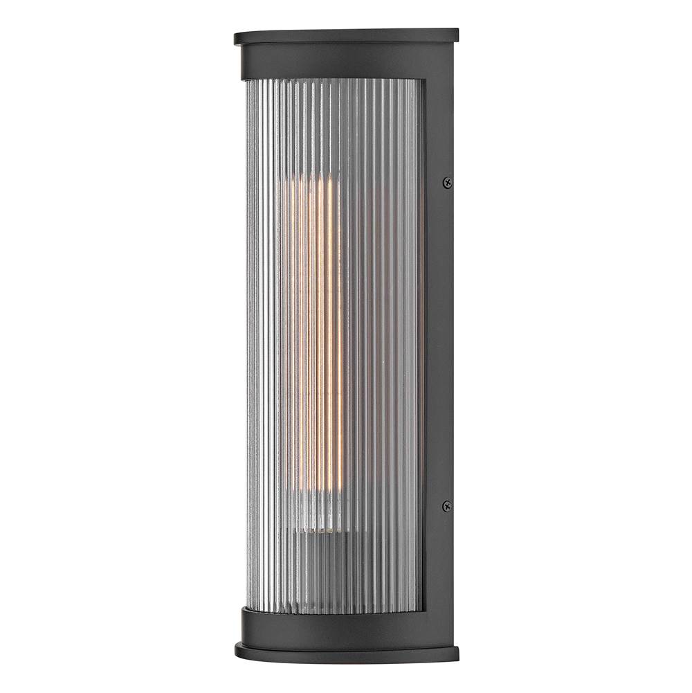 Hinkley Lighting 29084BK-LL Black Medium Wall Mount Lantern Image 1