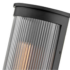Hinkley Lighting 29084BK-LL Black Medium Wall Mount Lantern Image 5