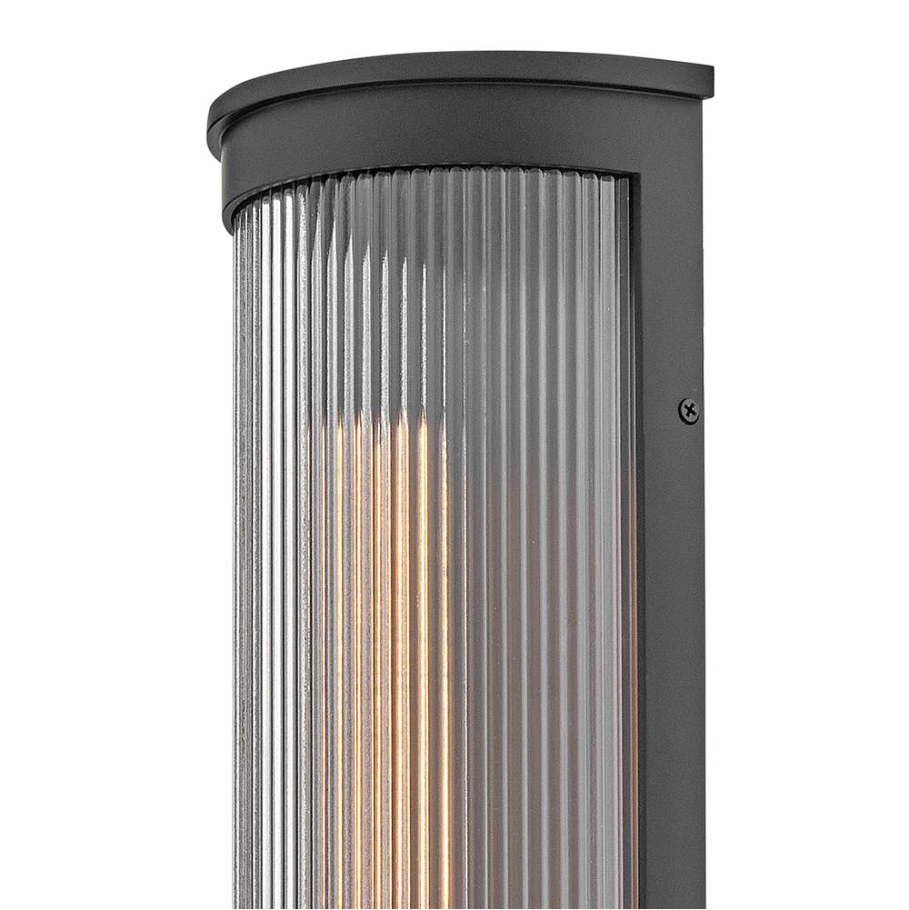 Hinkley Lighting 29084BK-LL Black Medium Wall Mount Lantern Image 4