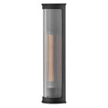 Hinkley Lighting 29085BK-LL Black Large Wall Mount Lantern Image 1