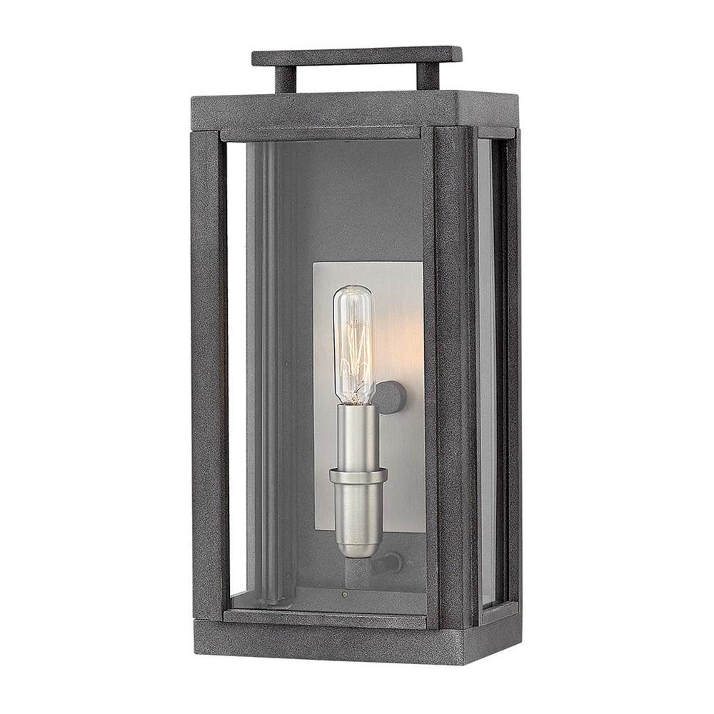 Hinkley Lighting 2910DZ Aged Zinc Small Wall Mount Lantern Image 1