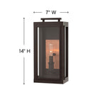 Hinkley Lighting Sutcliffe Small Wall Mount Lantern