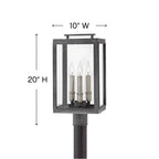 Hinkley Lighting Sutcliffe Large Post Top Or Pier Mount Lantern