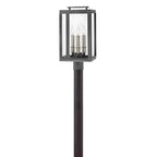Hinkley Lighting 2911DZ Aged Zinc Large Post Top Or Pier Mount Lantern Image 1