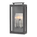 Hinkley Lighting 2914DZ-LL Aged Zinc Medium Wall Mount Lantern Image 1
