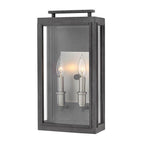 Hinkley Lighting 2914DZ-LL Aged Zinc Medium Wall Mount Lantern Image 1