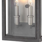 Hinkley Lighting 2914DZ Aged Zinc Medium Wall Mount Lantern Image 2
