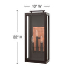 Hinkley Lighting Sutcliffe Large Wall Mount Lantern