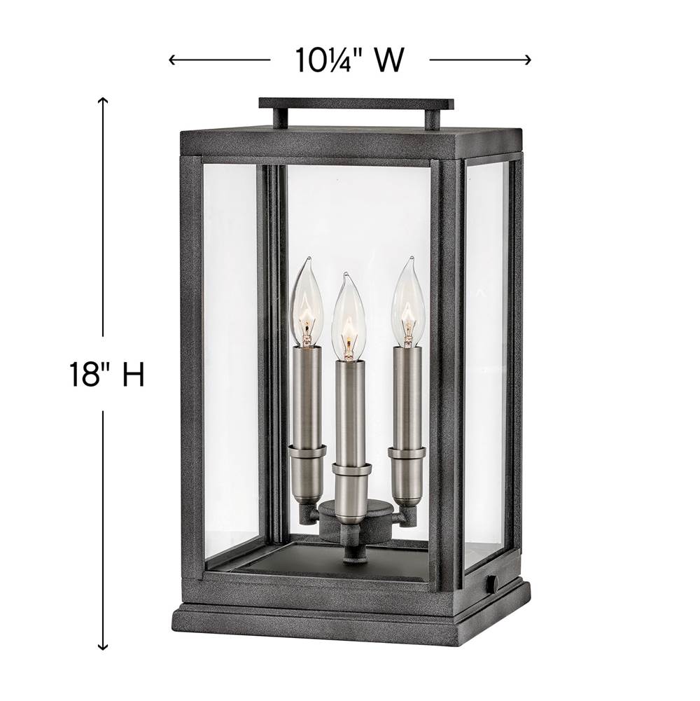 Hinkley Lighting Sutcliffe Large Pier Mount Lantern