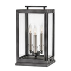 Hinkley Lighting 2917DZ Aged Zinc Large Pier Mount Lantern Image 1