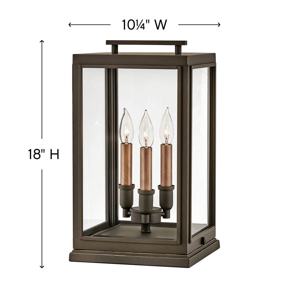 Hinkley Lighting Sutcliffe Large Pier Mount Lantern