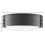 Hinkley Lighting 29203BK Black Medium Flush Mount Image 4