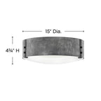 Hinkley Lighting Sawyer Medium Flush Mount