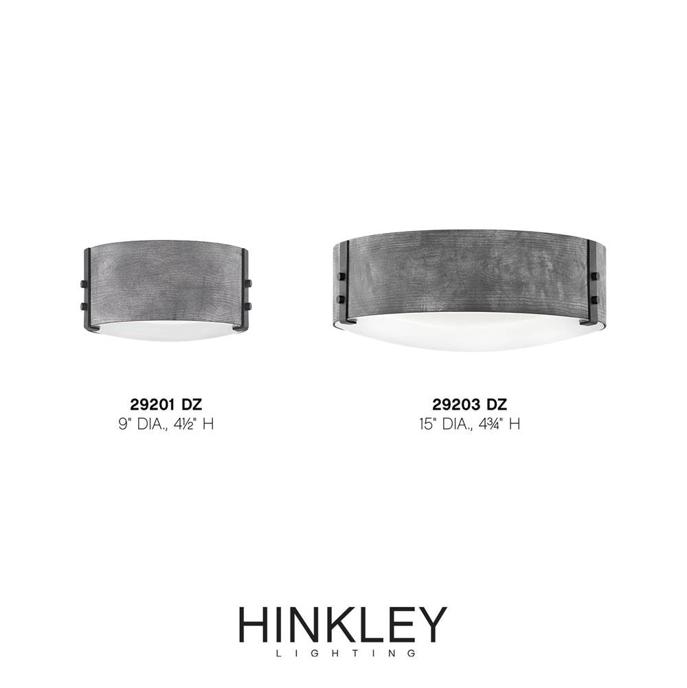 Hinkley Lighting 29203DZ Aged Zinc Medium Flush Mount Image 2