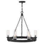 Hinkley Lighting 29206BK-LV Black Medium Single Tier Chandelier 12v Image 1
