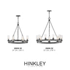 Hinkley Lighting 29206DZ Aged Zinc Medium Single Tier Image 2
