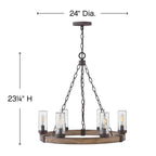 Hinkley Lighting Sawyer Medium Single Tier