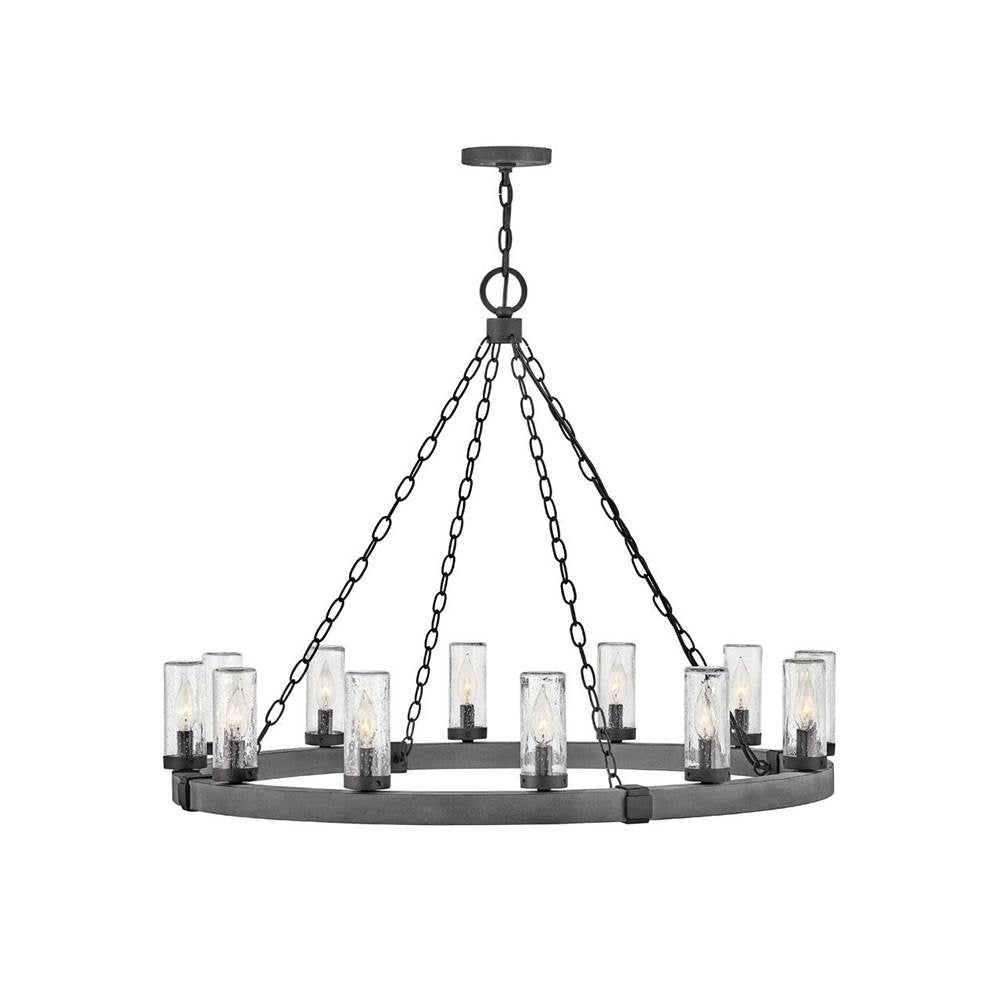 Hinkley Lighting 29207DZ-LL Aged Zinc Large Single Tier Image 1