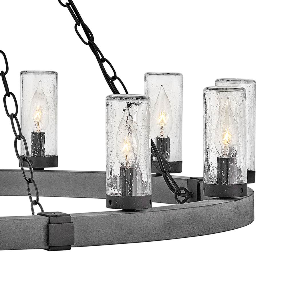Hinkley Lighting 29207DZ-LL Aged Zinc Large Single Tier Image 6