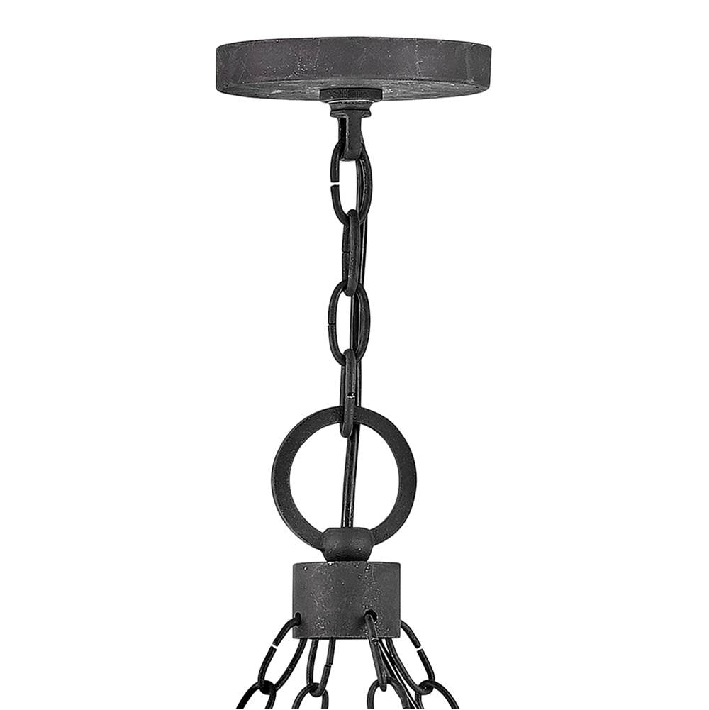 Hinkley Lighting 29207DZ-LL Aged Zinc Large Single Tier Image 5