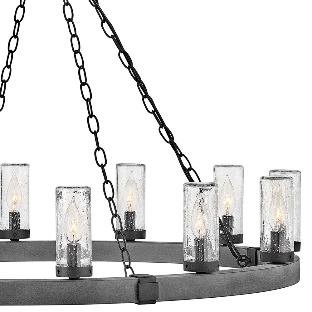 Hinkley Lighting 29207DZ-LL Aged Zinc Large Single Tier Image 4