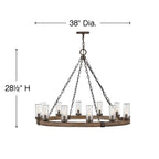 Hinkley Lighting Sawyer Large Single Tier