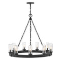 Hinkley Lighting 29208BK-LV Black Medium Single Tier Chandelier 12v Image 1