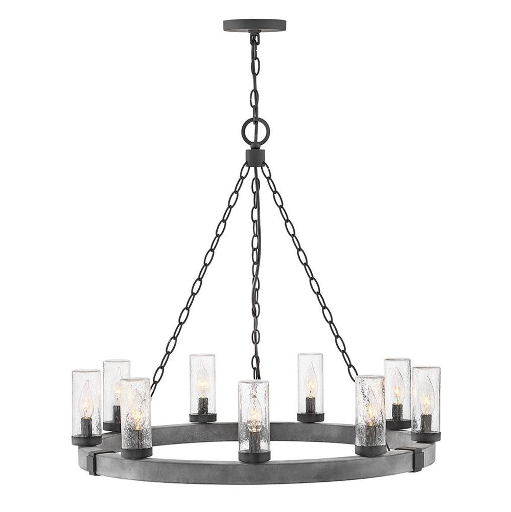 Hinkley Lighting 29208DZ-LL Aged Zinc Large Single Tier Image 1