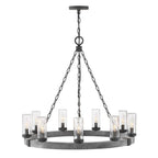 Hinkley Lighting 29208DZ-LL Aged Zinc Large Single Tier Image 1
