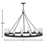 Hinkley Lighting 29209BK Black Extra Large Single Tier Image 3