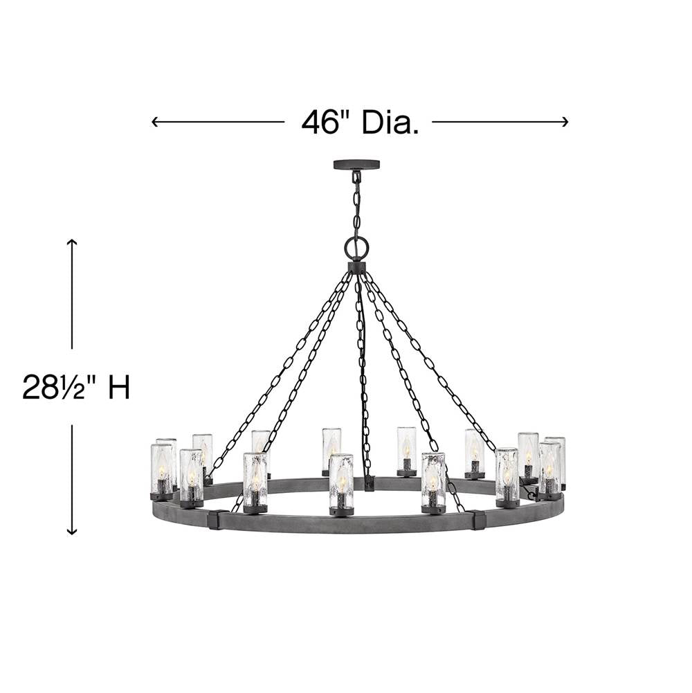 Hinkley Lighting Sawyer Extra Large Single Tier