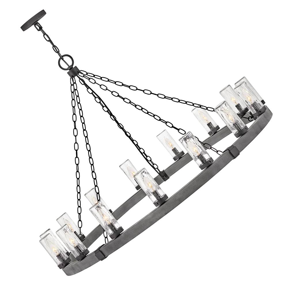 Hinkley Lighting 29209DZ-LL Aged Zinc Extra Large Single Tier Image 2
