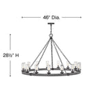 Hinkley Lighting Sawyer Extra Large Single Tier