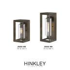 Hinkley Lighting 29302WB Warm Bronze Medium Wall Mount Lantern Image 2