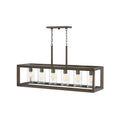 Hinkley Lighting 29306WB Warm Bronze Six Light Linear Image 1