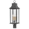 Hinkley Lighting 2931DZ-LL Aged Zinc Large Post Top Or Pier Mount Lantern Image 1