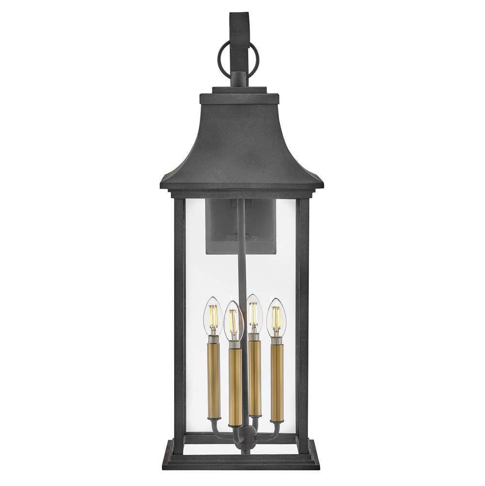 Hinkley Lighting 2938DZ-LL Aged Zinc Extra Large Wall Mount Lantern Image 9