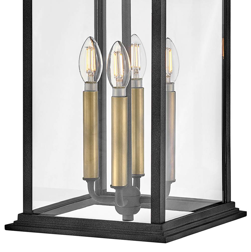 Hinkley Lighting 2938DZ-LL Aged Zinc Extra Large Wall Mount Lantern Image 3