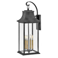 Hinkley Lighting 2938DZ Aged Zinc Extra Large Wall Mount Lantern Image 1