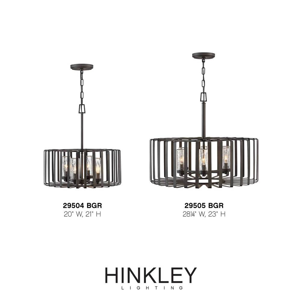 Hinkley Lighting 29504BGR Brushed Graphite Medium Single Tier Image 2
