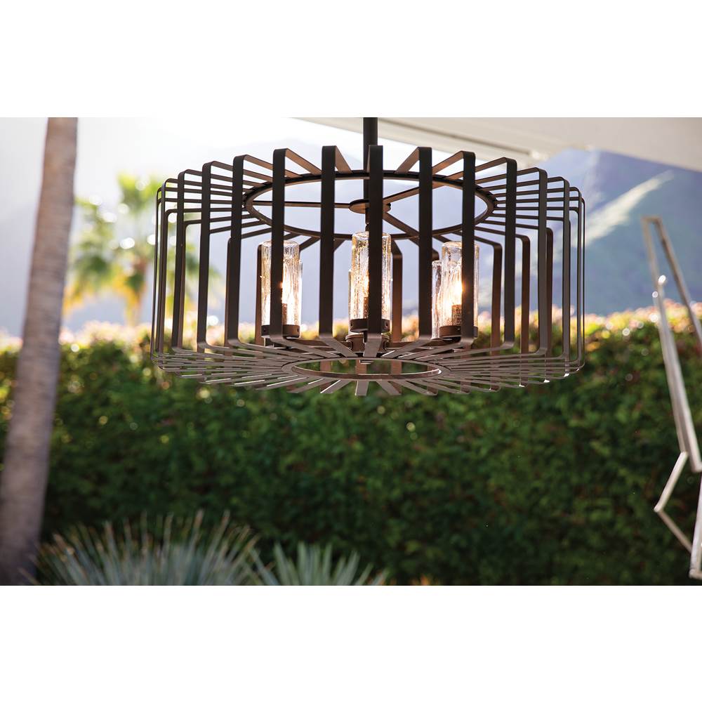 Hinkley Lighting 29505BGR-LV Brushed Graphite Large Single Tier 12v Image 6